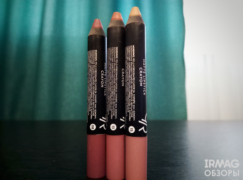 помада-карандаш для губ Golden Rose Matte Lipstick Crayon