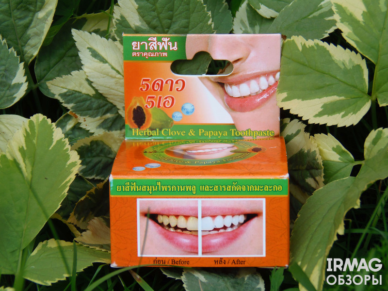 Зубная паста 5 Star Cosmetic Кокос травяная (25 г)