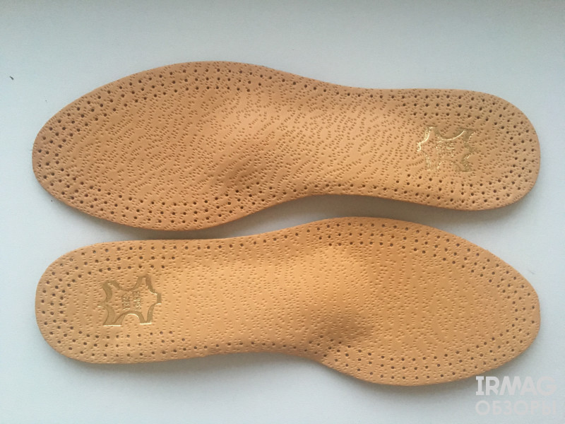 Стельки для обуви Braus Master Ортопедические Кожаные с мягким супинатором из латекса - размер 37-38