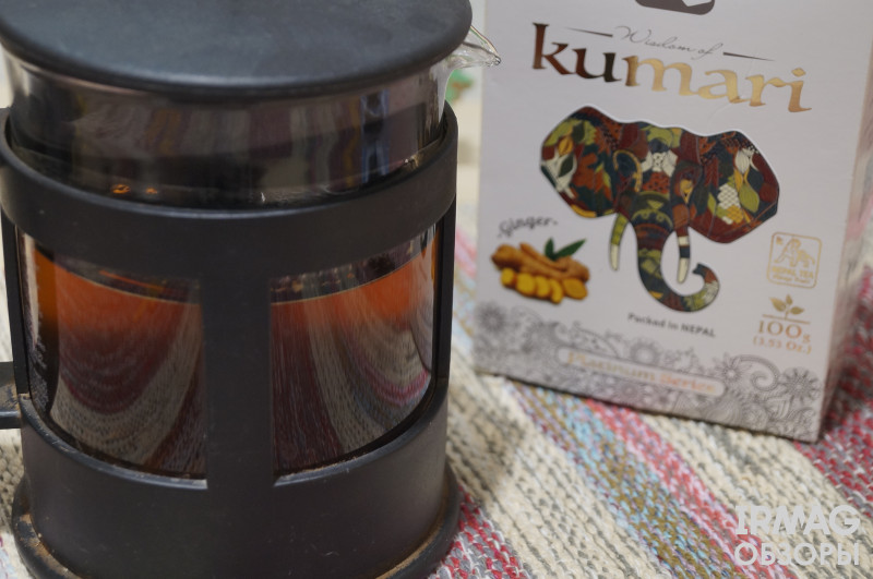 Обзор на чёрный листовой чай Kumari Nepal Platinum Collection Имбирь