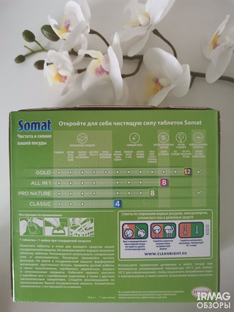 Новые эко-таблетки для посудомоечных машин Somat