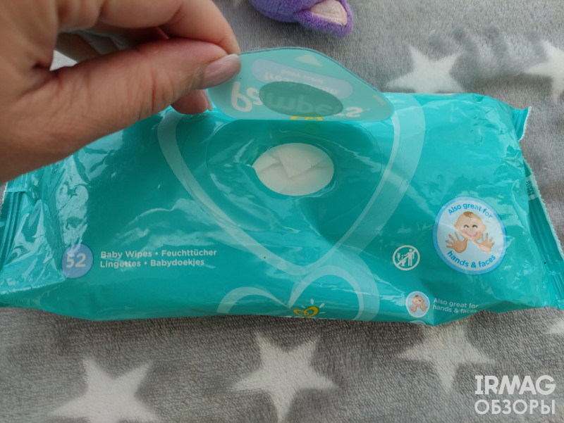 Обзор на влажные салфетки детские Pampers Fresh Clean (52 шт.)