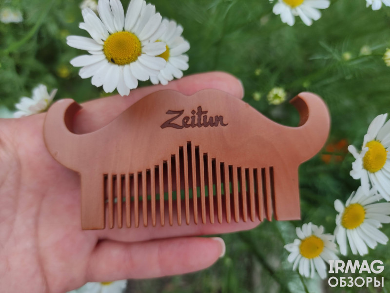 Обзор на гребень для бороды и усов Zeitun Men’s Collection Деревянный