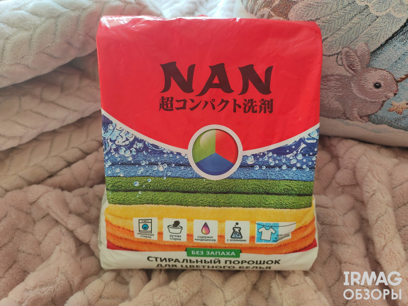 Стиральный порошок Nan для цветного белья (2,4 кг)