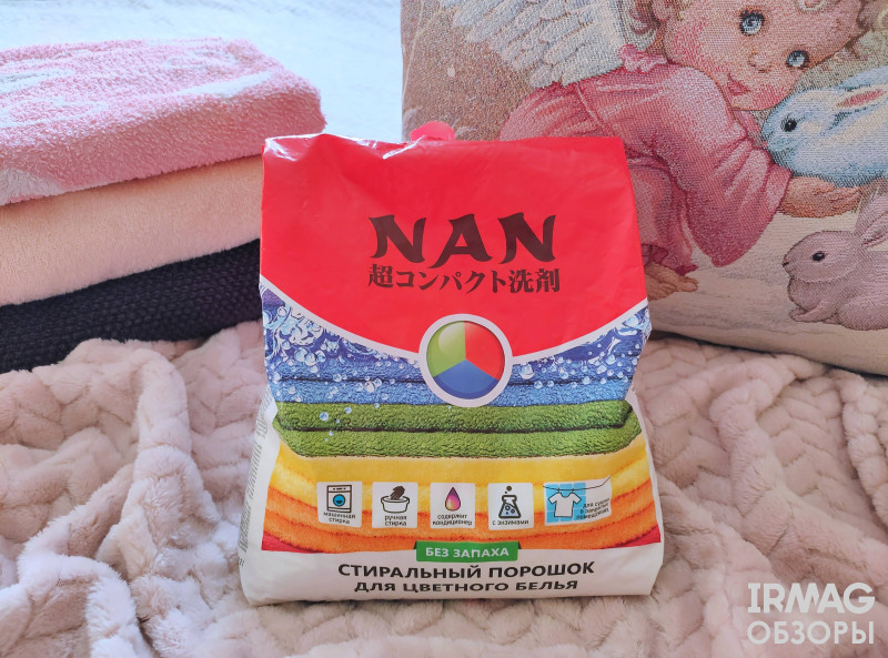 Стиральный порошок Nan для цветного белья (2,4 кг)