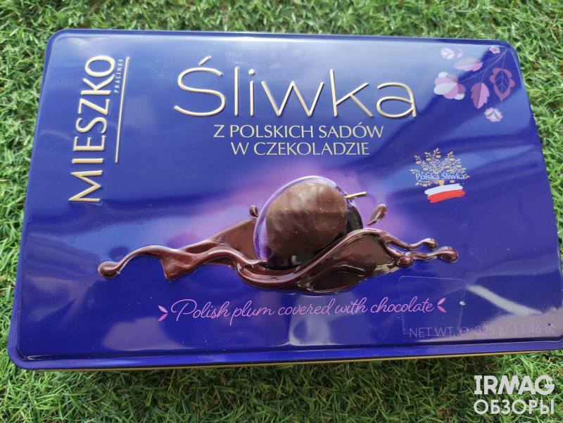 Обзор на набор конфет Mieszko Plum In Chocolate Tin (325 г)